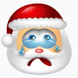 Santa Claus Cry Icon