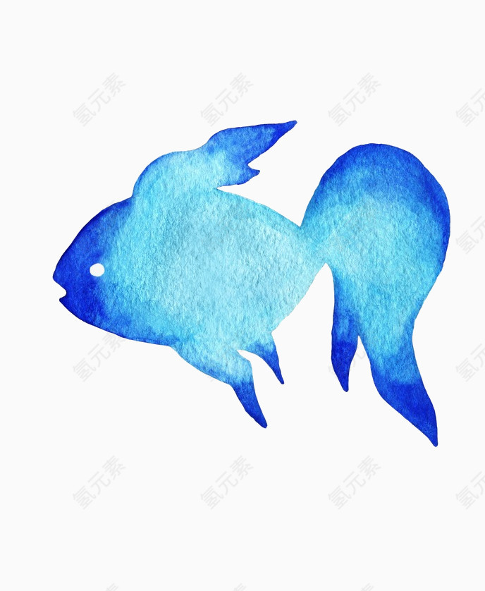 水彩海洋鱼