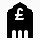 银行英镑简单的黑色iphonemini图标