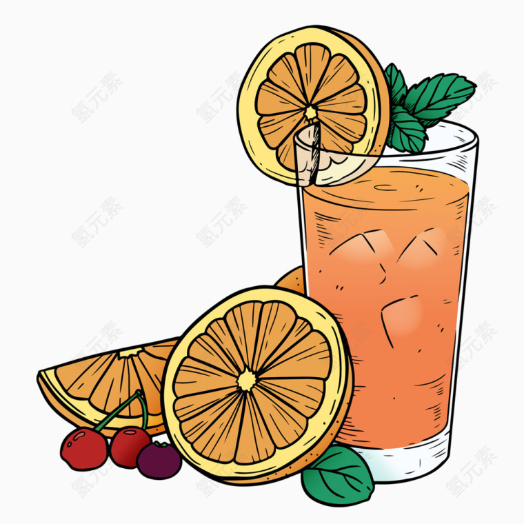 彩绘橙汁儿