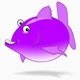 紫色的小鱼