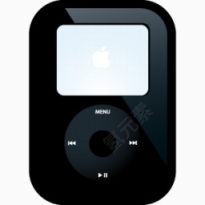 iPod视频黑色图标下载