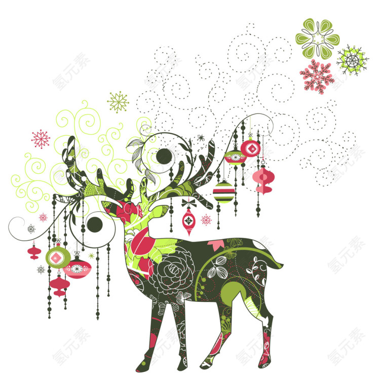 圣诞装饰鹿