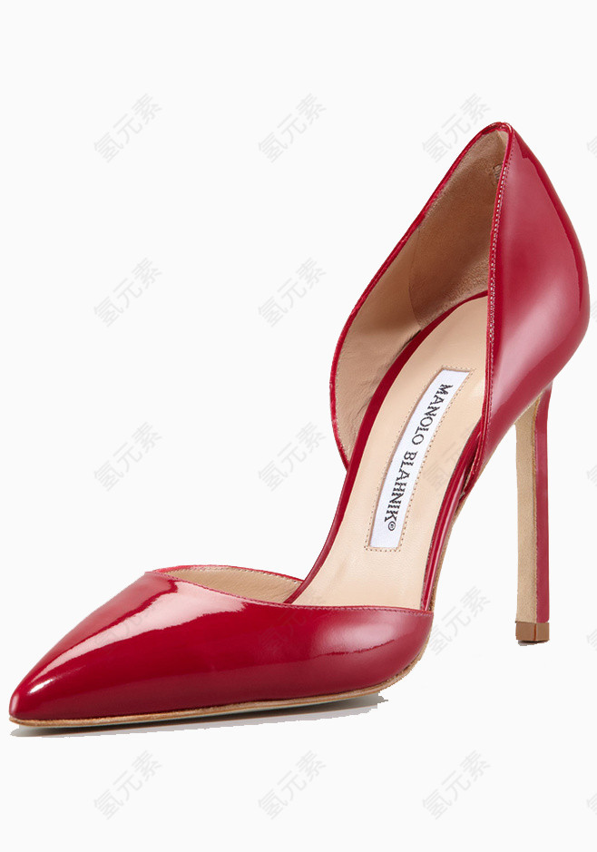 红色品牌马诺洛高跟女鞋