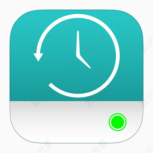 时间机磁盘ios7-icons