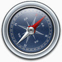 指南针蓝色的Compass-icons