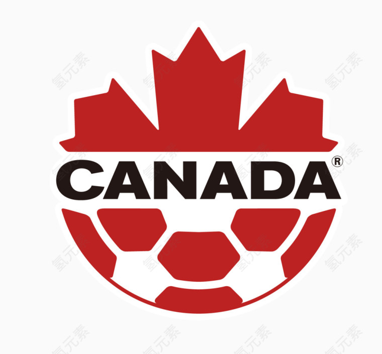 加拿大足球队队徽