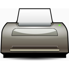 灰色的打印机