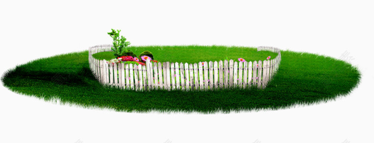 草坪围栏装饰元素