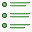 列表无序绿色ChalkWork-EDITING-CONTROLS-icons