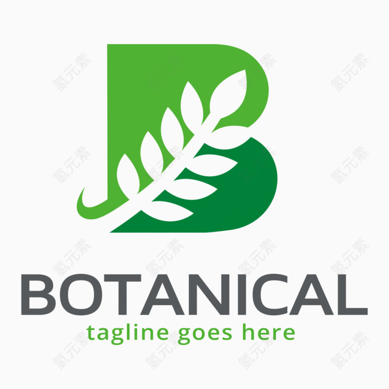 绿色环保logo矢量素材