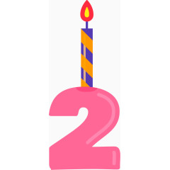 生日数字蜡烛
