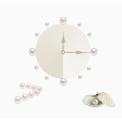 珍珠精美钟表