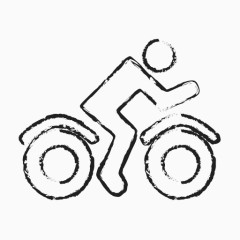 自行车交货骑士运输用户车辆社会信息&amp；生产力