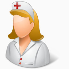 Medical Nurse Female Light Icon