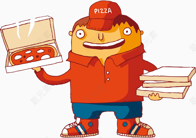 披萨送餐员