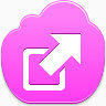 出口Pink-cloud-icons