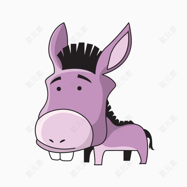 紫色驴子
