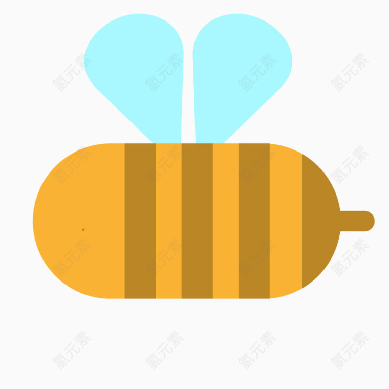 扁平化有机蜂蜜元素