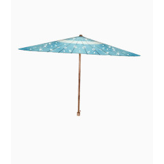 青蓝色雨伞