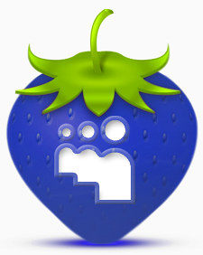 草莓strawberry-social-media-icon-set