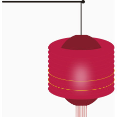 红色的灯笼效果元素免抠素材