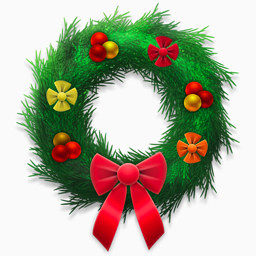 节日圣诞节花环holiday-wreaths-icons