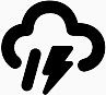 云雨闪电Dripicons-Weather-icons