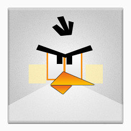 白色的愤怒的鸟无框架Square-Angry-Birds-Icons