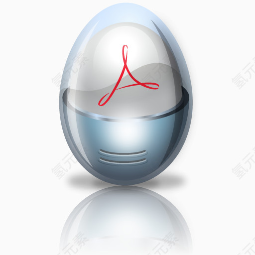 Adobe杂技演员鸡蛋有光泽的图标