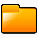通用文件夹橙色圆滑的XP文件夹