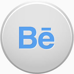 Behance公司徘徊white-social-media-icons