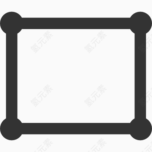 rectangle stroked icon