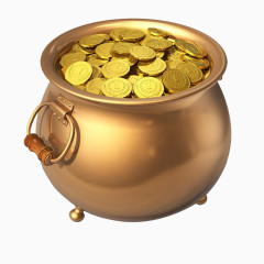 装满金币的罐