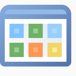 应用程序视图瓷砖pastel-svg-icons