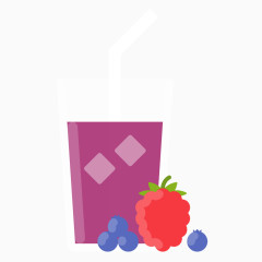 冰镇蓝莓汁儿