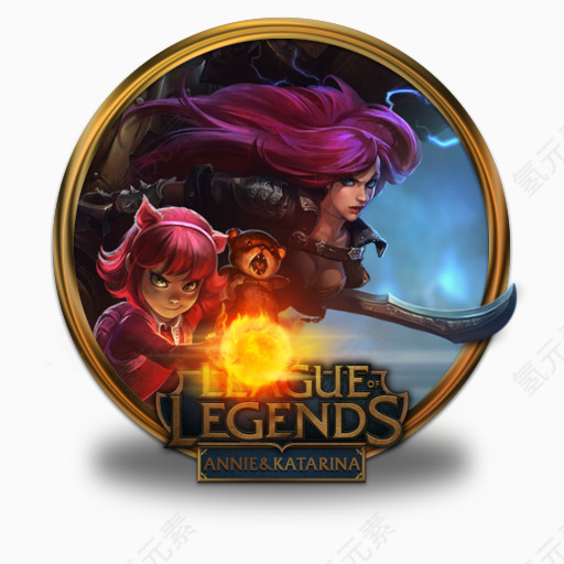 安妮凯蒂league-of-legends-gold-border-icons