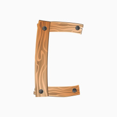 木纹英文字母字体C