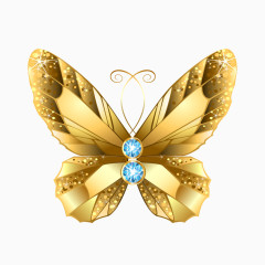 立体金蝴蝶
