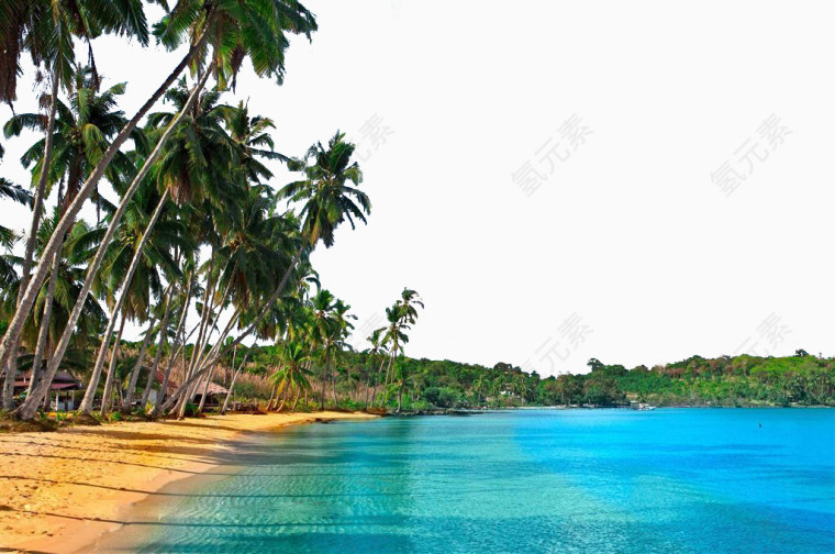 马尔代夫海边风景素材