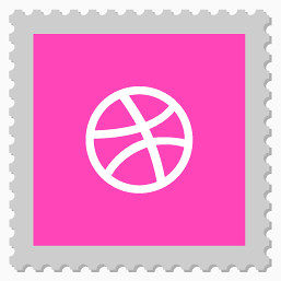 Postage-stamps-style-social-media-icons