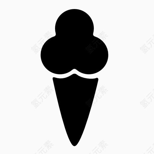 冰淇淋甜筒图标