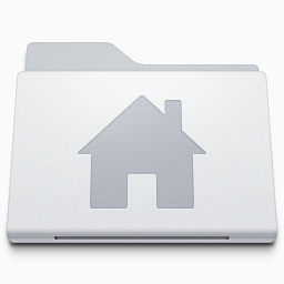 Folder Home Alternate White Icon