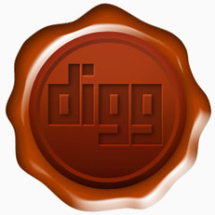 Digg封闭社会媒体图标