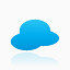 天气云超级单蓝图标