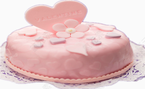 粉色脆皮蛋糕