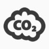CO2有限公司简单的绿色图标下载