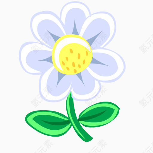 白色的花Nature-icons