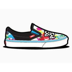 货车油漆鞋van-slip-ons-shoes-icons