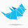 推特小鸟蓝色动物社会网络社会锡Web 2 0折纸